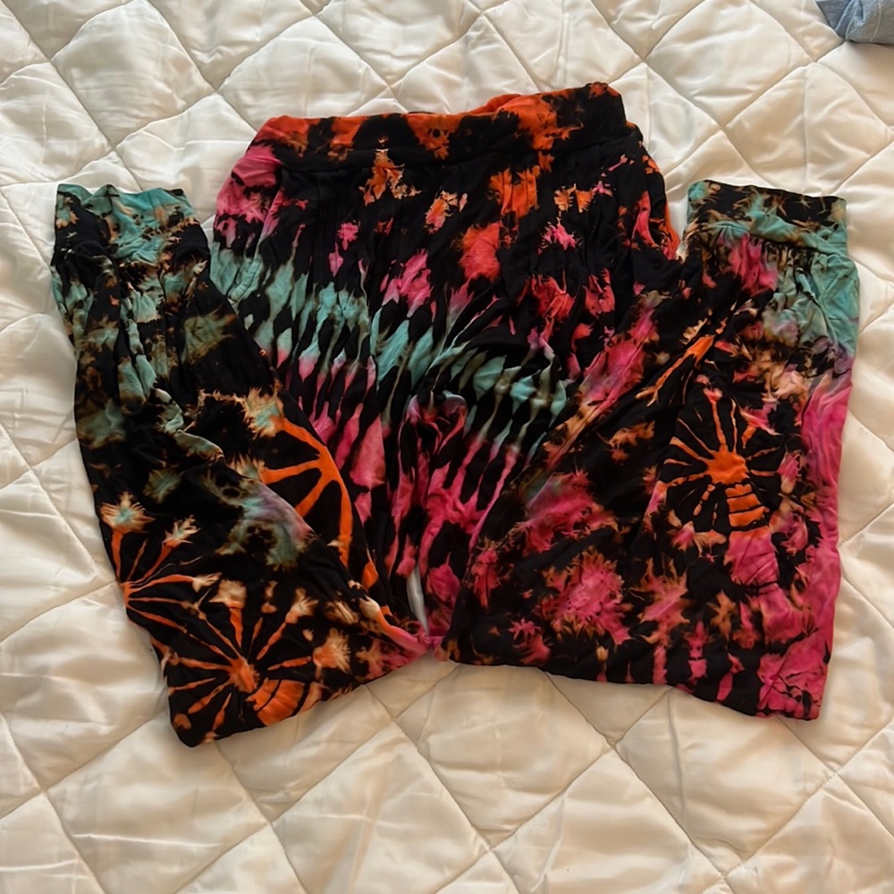 Tie dye pants